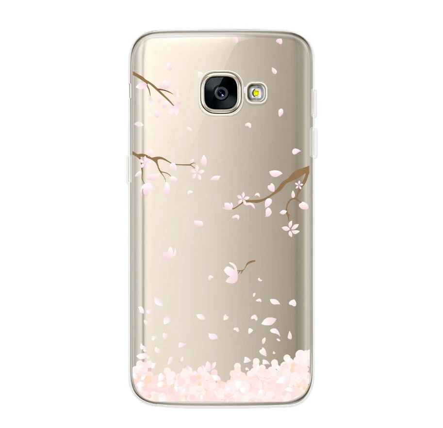 Ciciber растение Вишневое дерево для Samsung Galaxy A8 A9 2018 PRO A6S Plus A5 2016 A3 A7 2017 Мягкий ТПУ