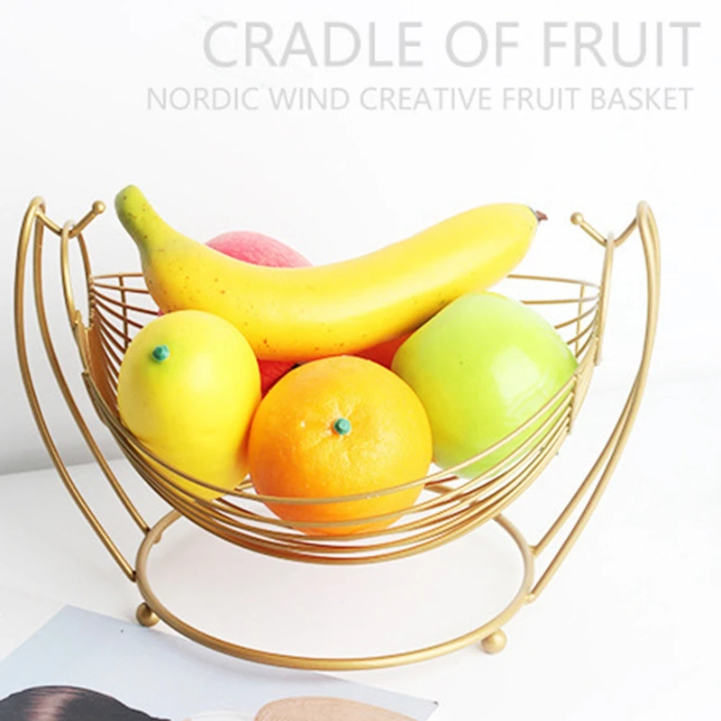 

Hot Nordic Creative Fruit Basket Snack Storage Basket Personalized Home Fruit Tray Desktop Snack Storage Basket
