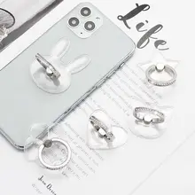 Universal Stent Mobile Phone Holder Stand Finger Ring Magnetic For cute Cell for iphone XS MAX 8 Cat Bear Star Stand celular