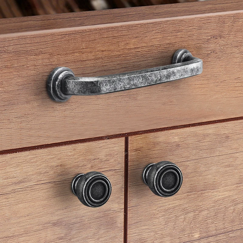 WV Ретро кухонные дверные ручки для дверей шкафа винтажные мебельная фурнитура