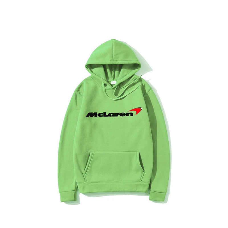 

Fashion Printed Hoodie F1 McLaren MCL35M Racing Suit Autumn And Winter Fleece Long-Sleeved Men's And Women's Solid Color Hoodies