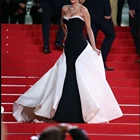 Новинка, черно-белое ТРАПЕЦИЕВИДНОЕ вечернее платье без рукавов, длинное праздничное платье дубии из Израиля, вечерние платья для выпускного вечера, 2022