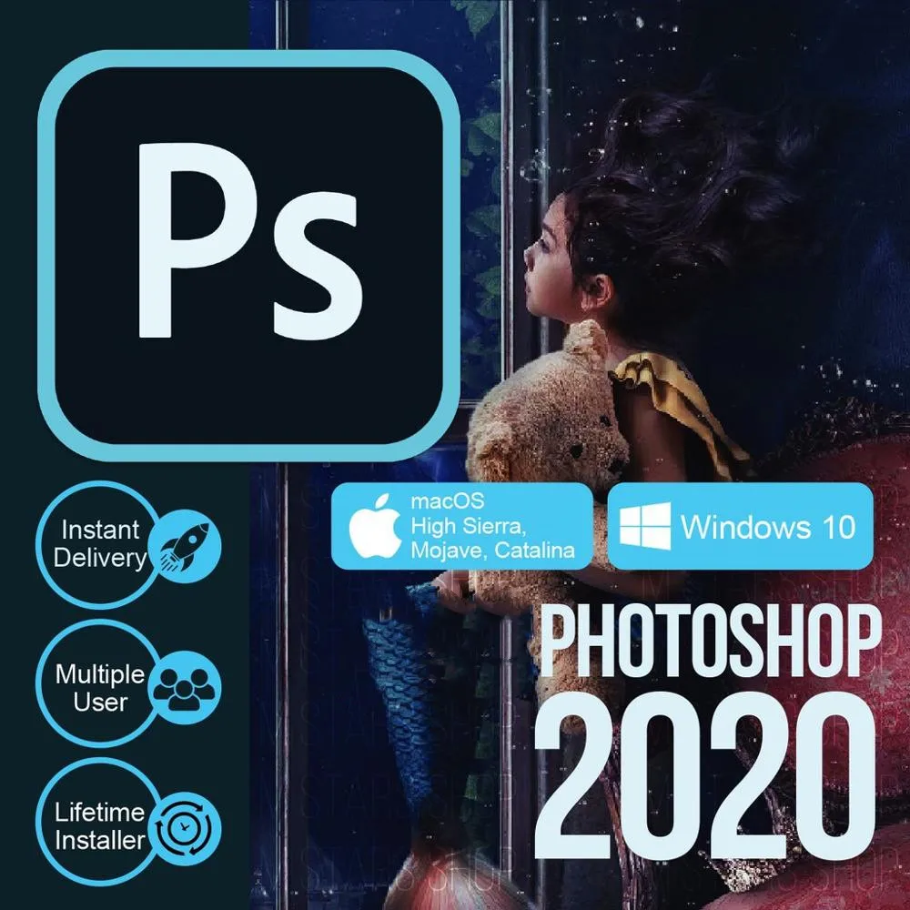 

Ps CC 2020 Digital Image Processing And Editing Windows/Mac Book