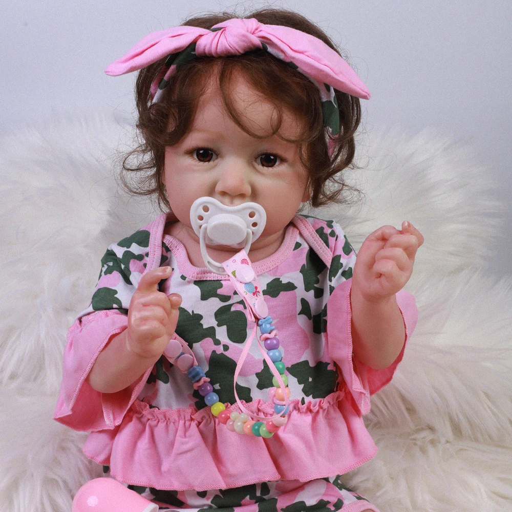 20 &quotКукла младенца всего тела мягкий винил силиконовый Bebe Reborn Baby Doll экшн фигурка