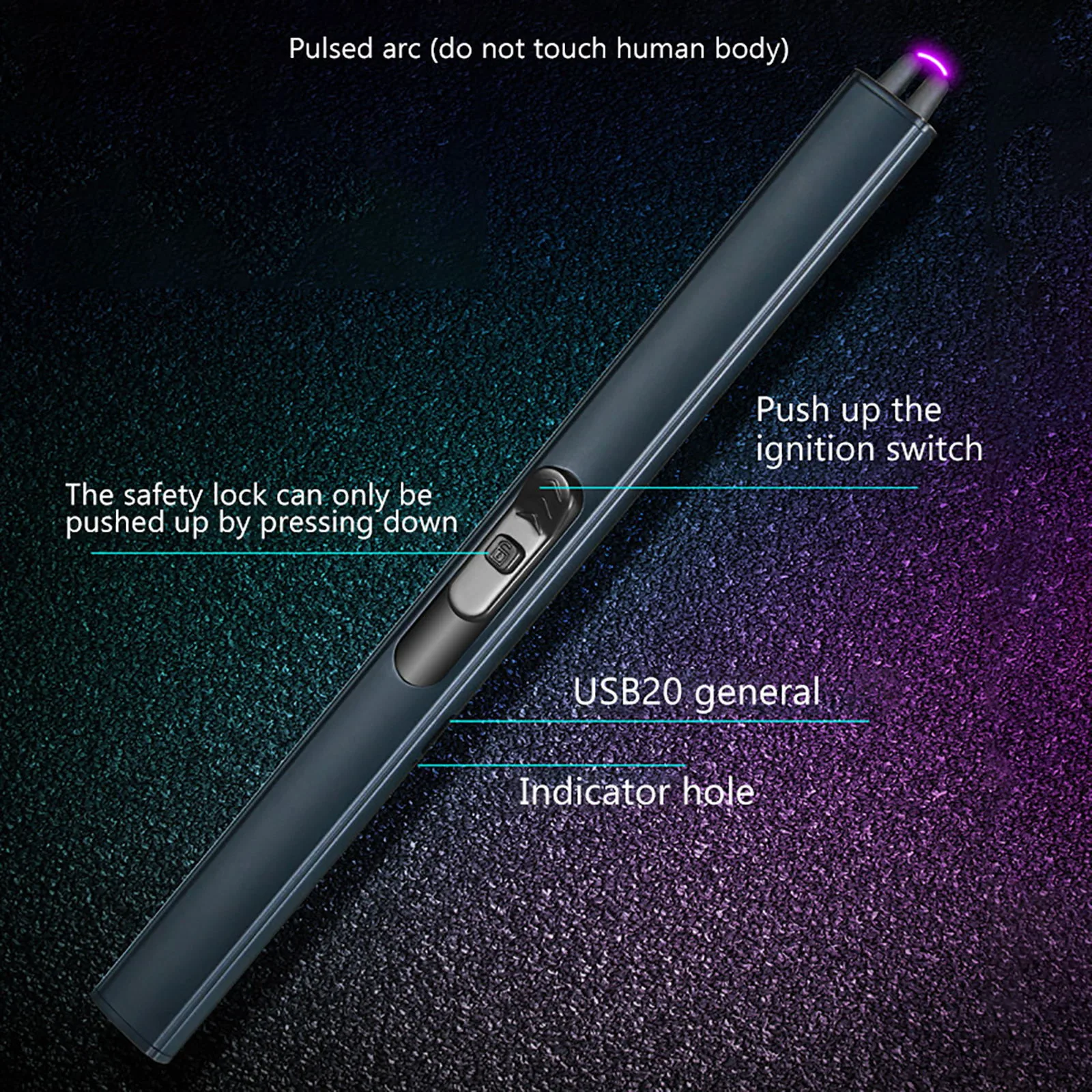 Высокое качество Usb зарядка воспламенитель Пеший Туризм Кухня для барбекю на