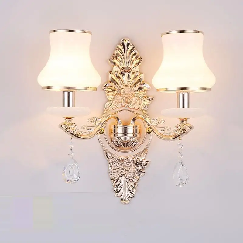 Ванная комната Kinkiety бра Para Parede Arandela Лофт Декор Хрустальная аппликация Murale Wandlamp