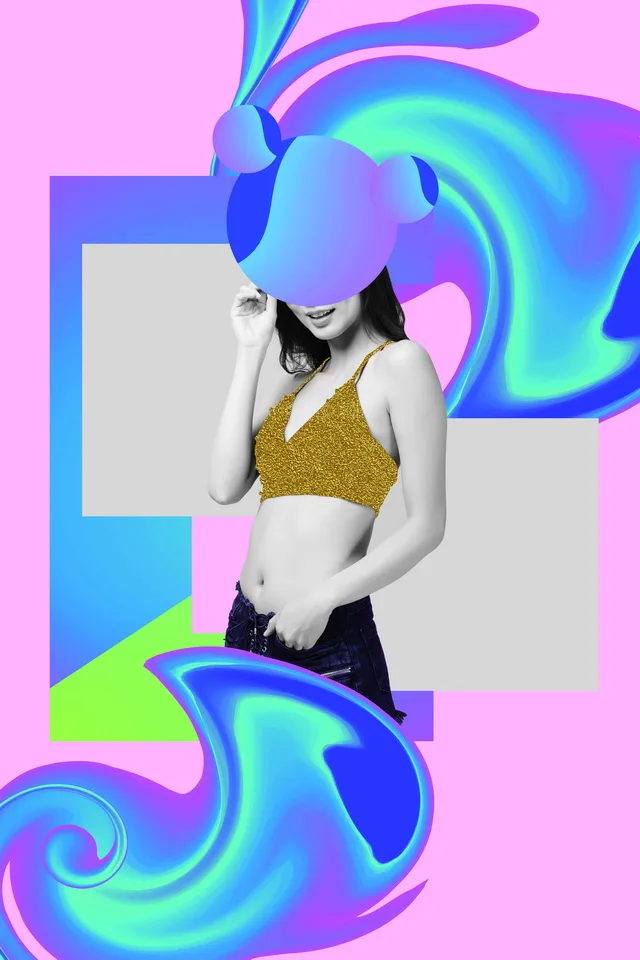 Скандинавский абстрактный зеленый лист для девочек Картина на холсте постеры и