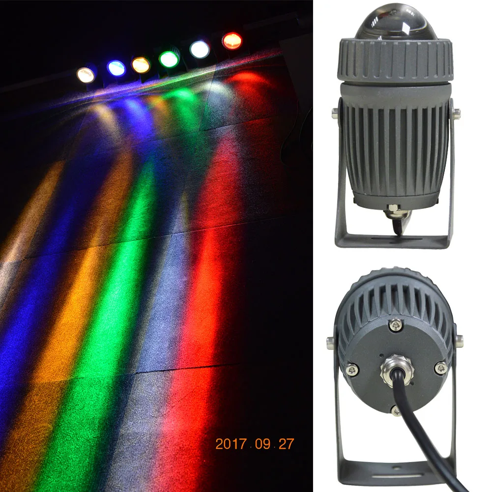 

AC85-260V led garden landscape lighting 10W outdoor spotlight lampara for lawn lights Aluminum tall wall post projector lamp