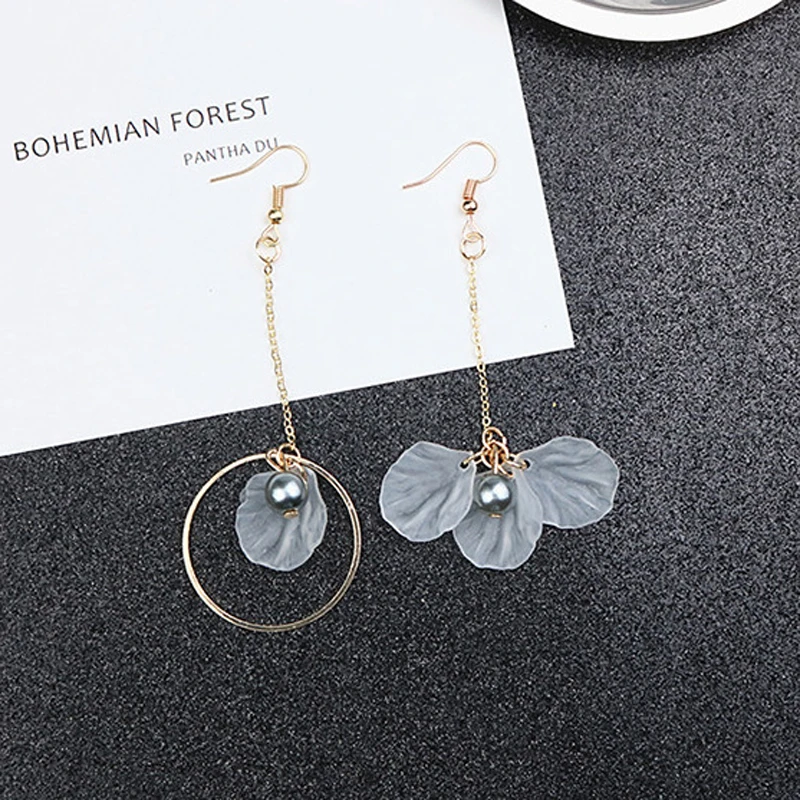 Милые серьги белка и орех из мультфильма для женщин креативная Асимметричная