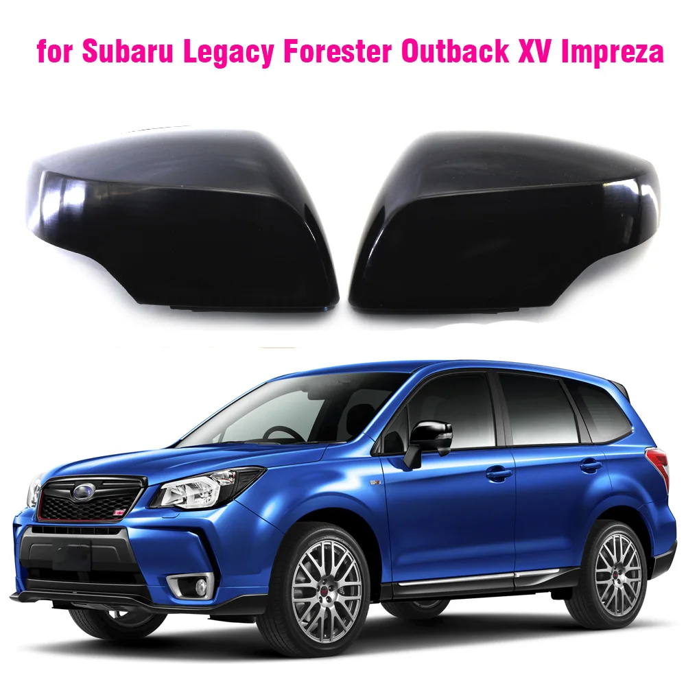 Car Side Door Rearview Side Mirror Cover Cap For Subaru Outback  XV Lagecy Forester 2014 2015 2016 2017 Impreza WRX