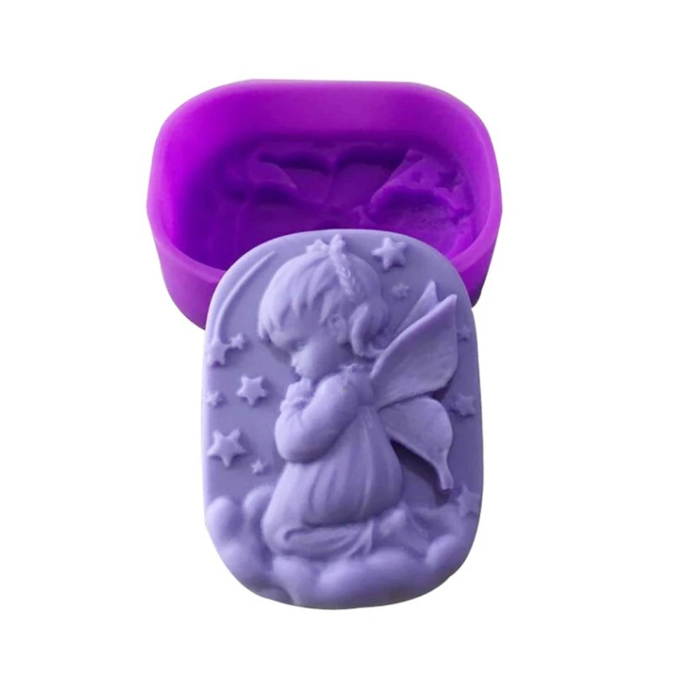 3D силиконовая форма для мыла Angel Diy ручная работа поднос кубиков свеча | Дом и сад