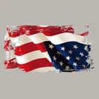 Нашивки Poemyi с американским флагом для одежды, курток, термонаклейки для одежды, виниловые термонаклейки с аппликацией на футболку F
