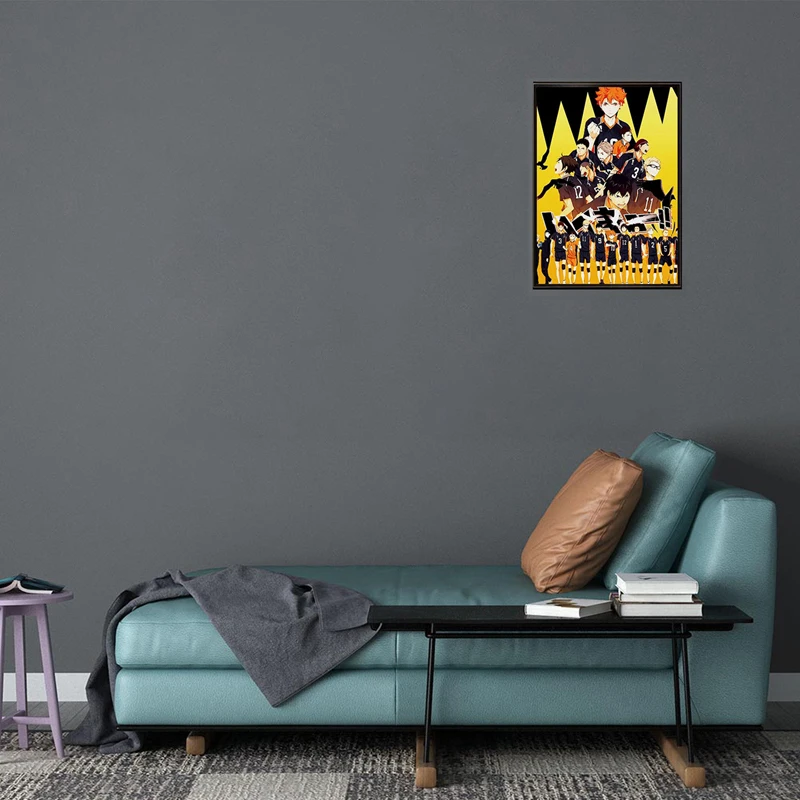 Haikyuu! Аниме постер волейбол мальчик художественная живопись украшение комнаты
