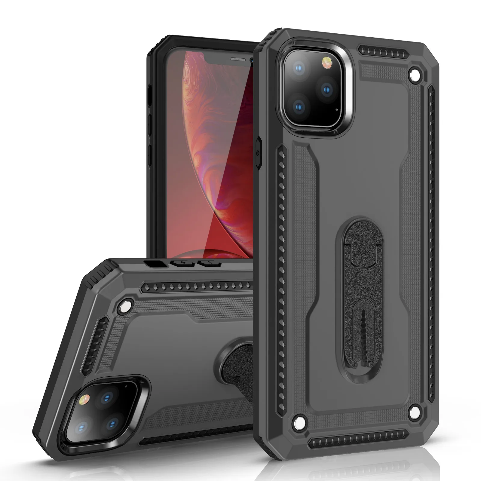 Armor Shockproof Magnetic bracket phone Case for Xiaomi Redmi CC9E A3 Note 3 4A 5 8 8A Plus K20 9T Pro Protective Cover | Мобильные