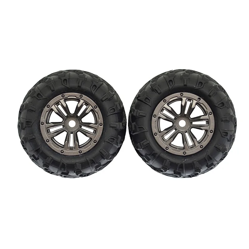 Black 1 2 шт. обновленная колесная шина запасная часть для XLH 9115 S911 1/12 RC внедорожных автомобильных колес практичная и прочная 265g# ES - Цвет: Black 1