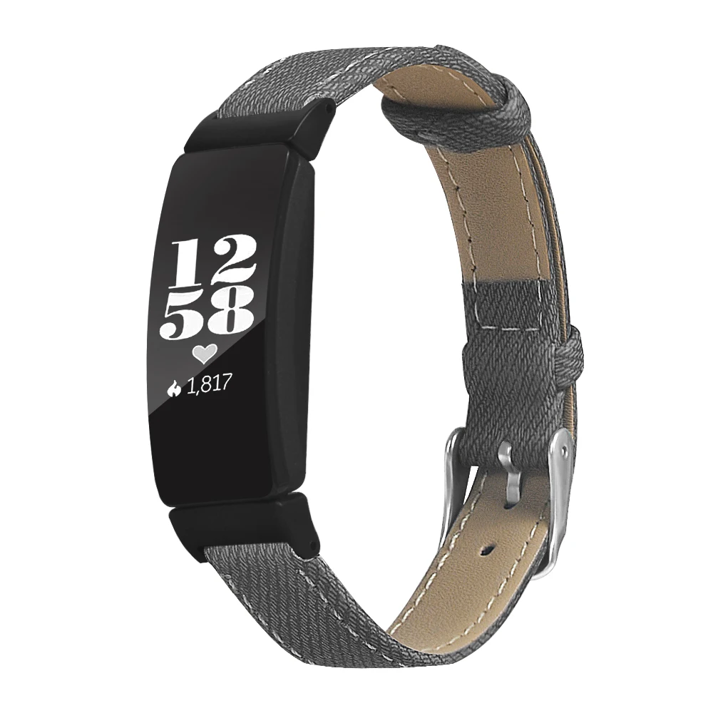 Кожаный ремешок COMLYO для часов Fitbit Inspire/Inspire HR сменный Браслет смарт-браслета Inspire |