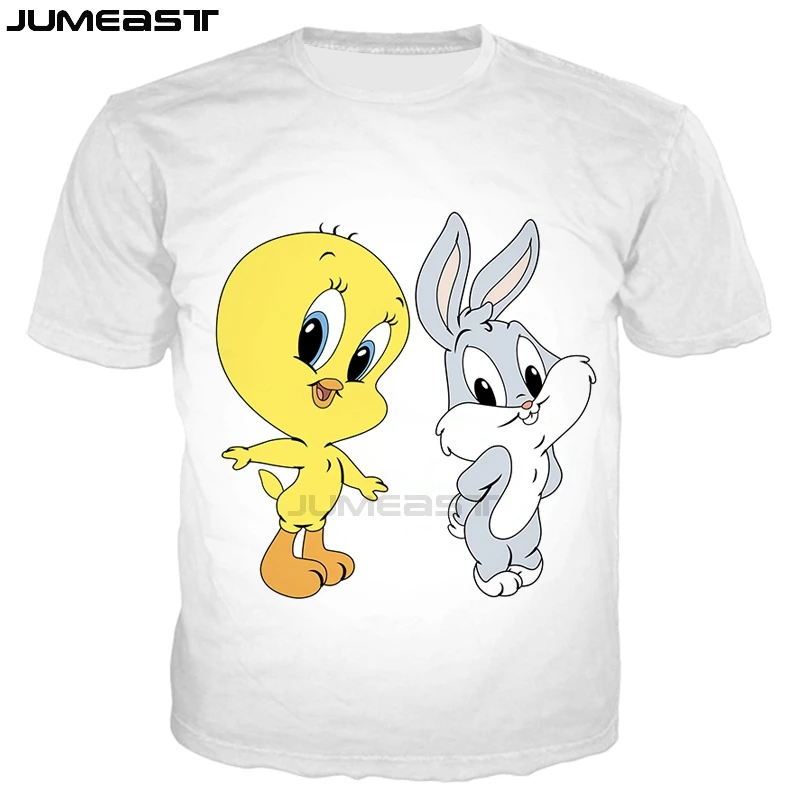 Бренд Jumeast, Мужская/женская футболка с 3D принтом, модная футболка с коротким рукавом и рисунком жуков Банни, спортивный пуловер, летние топы, футболки - Цвет: 10
