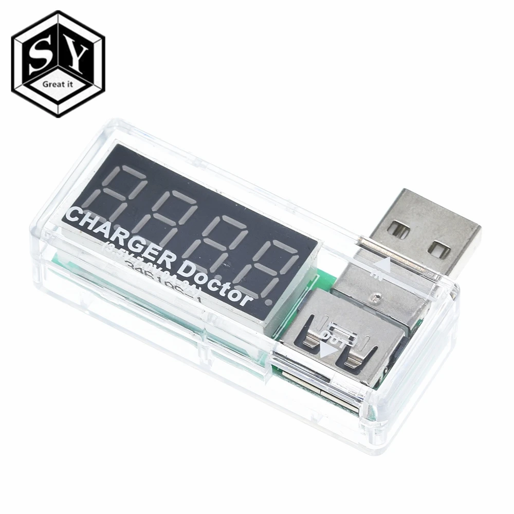 Цифровой USB тестер напряжения для мобильных устройств измеритель и силы тока