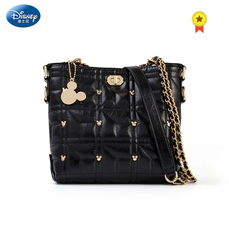 Disney New Mickey Linger Stray Bag женские вечерние сумки через плечо с двойной цепочкой