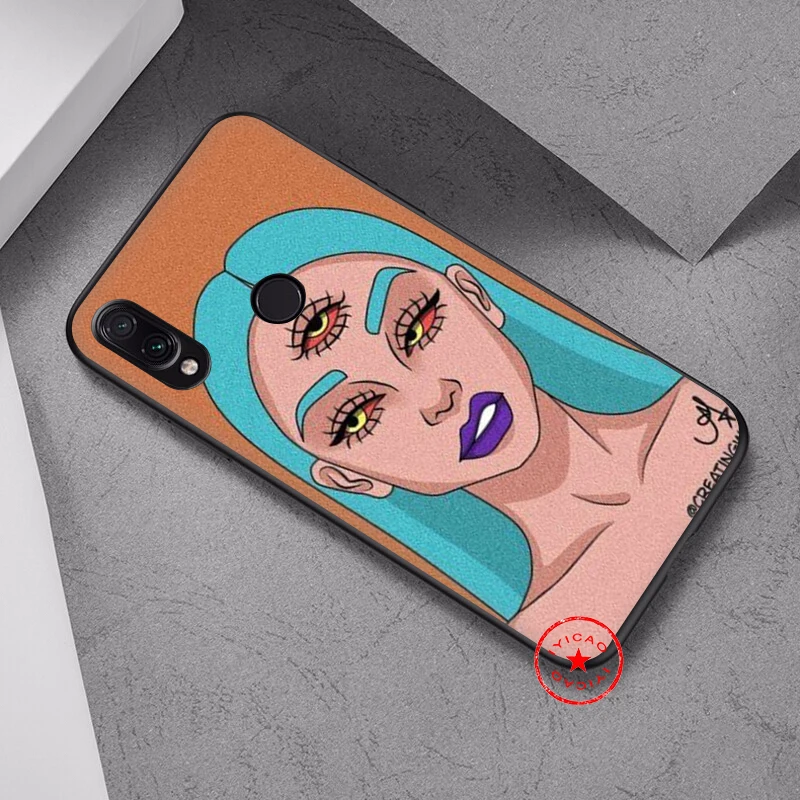 IYICAO Alien girl милый мягкий чехол для Xiaomi Redmi K20 8A 7A 7 S2 6 Pro 5 Plus Go 5A 4X 4A силиконовый |
