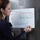 Практичный A5 сухая салфетка ювелирных изделий холодильник магнита магнитная доска для записей дома Примечание Memo Доска объявлений с ручка для рисования Запись доска для холодильника