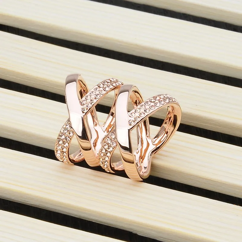 Новое поступление 2019 модная женская пряжка с перекрестными кристаллами для