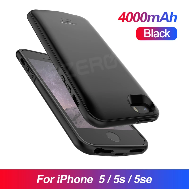 For 5 5s se Зарядное устройство чехол для iPhone 5 5S SE 6 6S 7 8 Plus X XS XR XS MAX 11 Pro MAX Универсальное портативное зарядное устройство чехол - Цвет: For 5 5s se