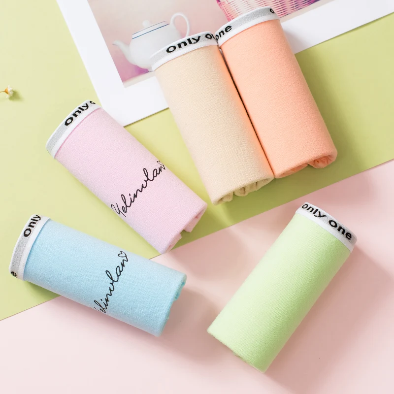 Bejirog женское нижнее белье женские хлопковые антибактериальные Трусы со средней