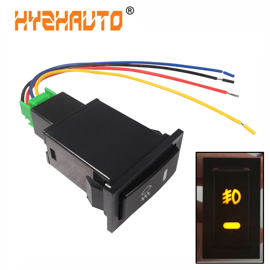 HYZHAUTO 1 шт. 4-проводная кнопка включения/выключения для Toyota Corolla Vios Highlander 2WD 4WD Prius Camry