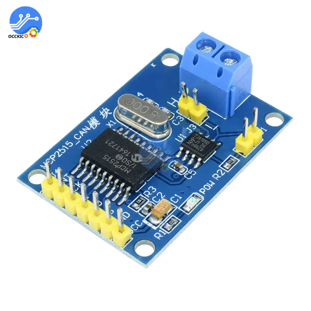 1 шт. Стандартный MCP2515 CAN Bus модуль TJA1050 приемник SPI для 51 MCU контроллер рычага Arduino|spi