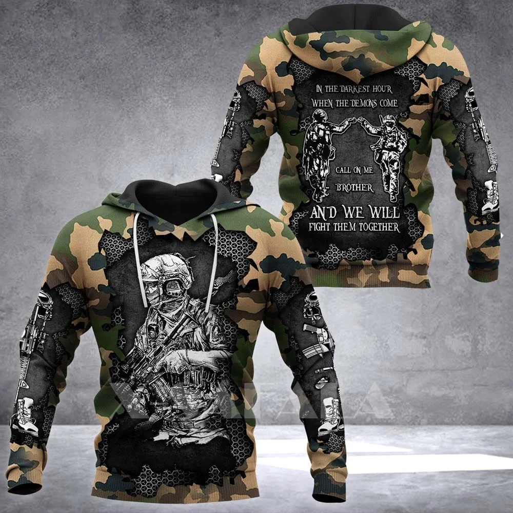 

BRITISH-IN-MEMORY ARMY Solidier 3D Print Hoodie Spring Autumn Man Women Harajuku Outwear Hooded Pullover Tracksuits Casual