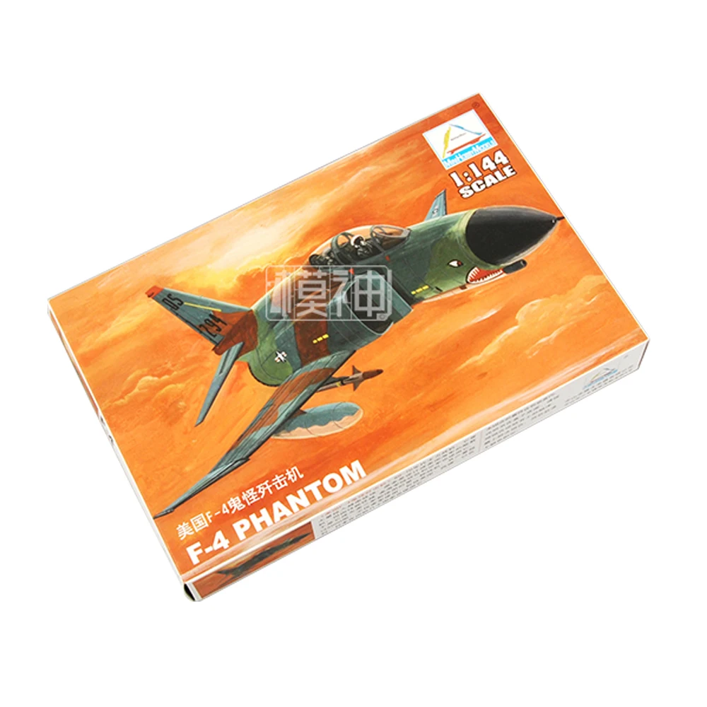 1: 144 масштаб US F4 PHANTOM Ghost Fighter 4d сборный самолет ВВС модели наборы Детская игрушка