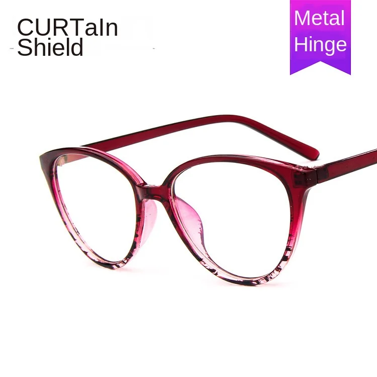 Jia коробка ретро кошачий глаз оправы для очков Jing May Be близорукость колледж Ветер