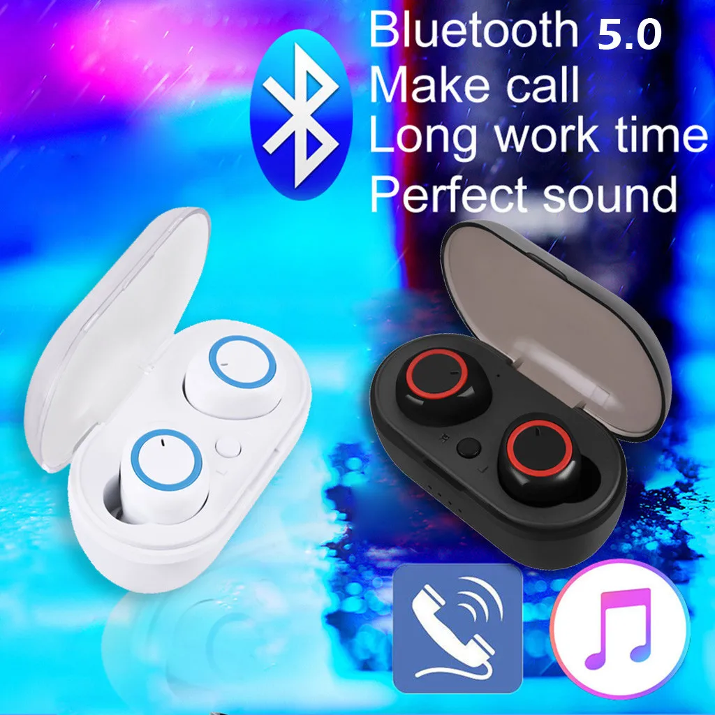 Mosunx Mini True беспроводные наушники вкладыши с Bluetooth HIFI стерео спортивные