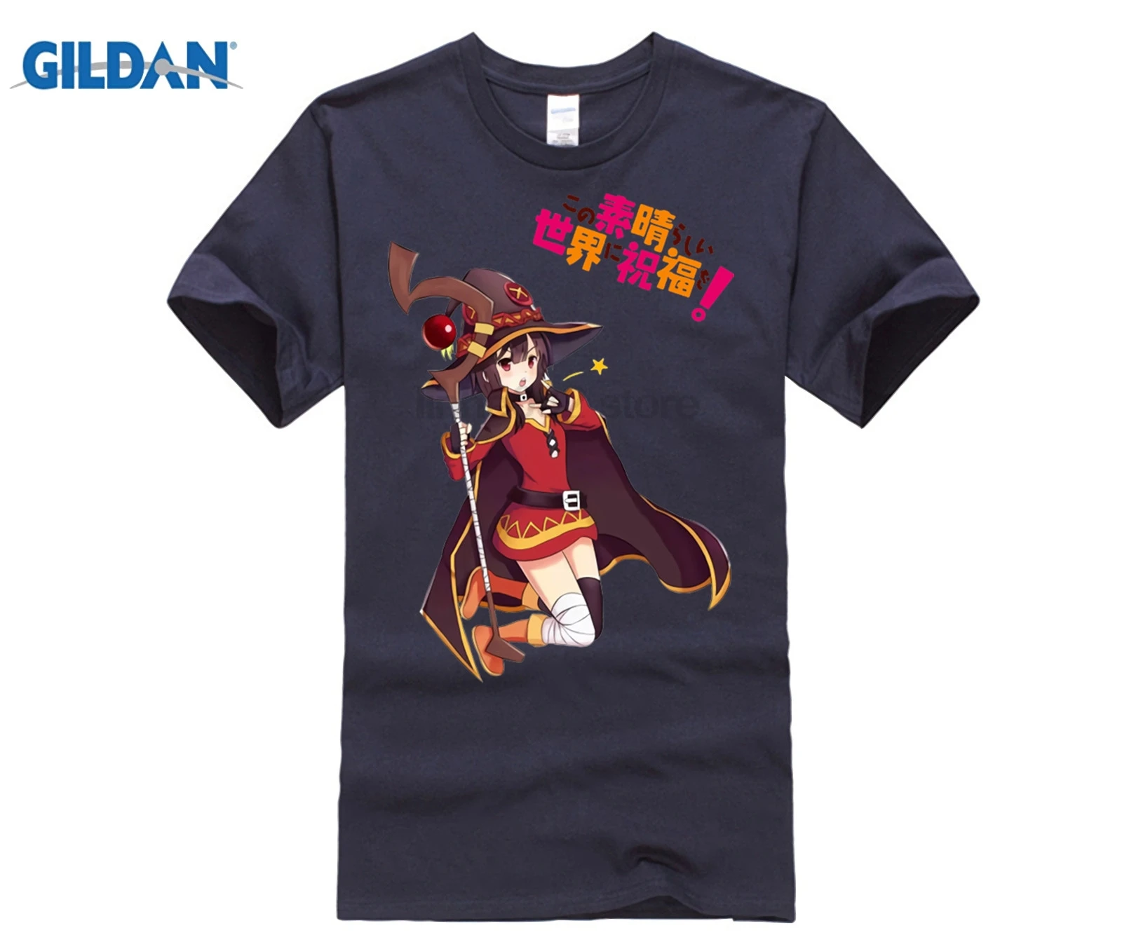 DILDAN новинка Kono Subarashii Sekai Ni Shukufuku Wo Megumin футболка для косплея аниме рисунок чернил
