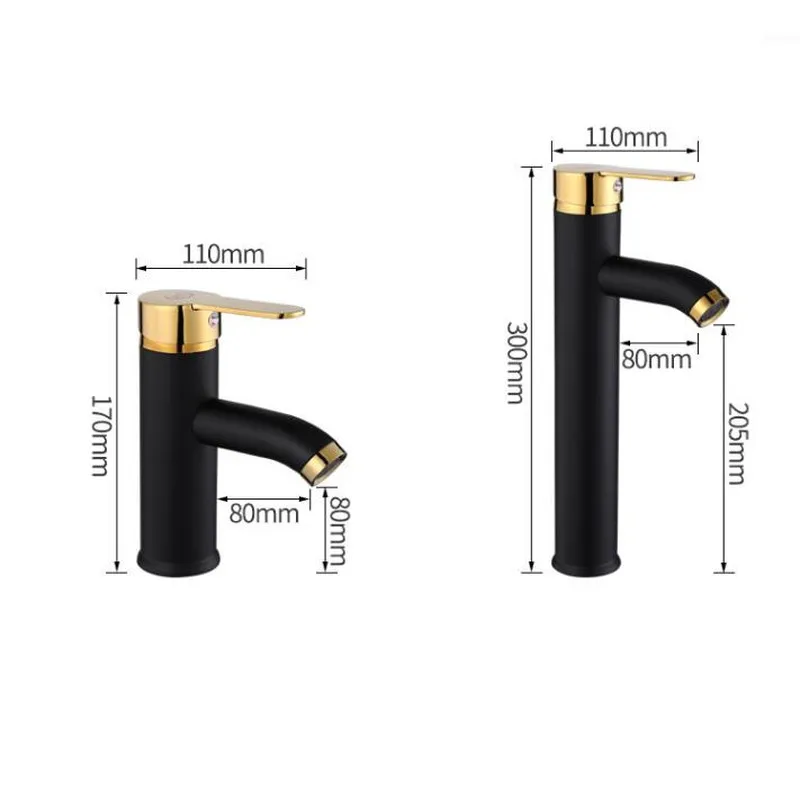 Однорычажный смеситель для ванной комнаты холодной и горячей воды раковины