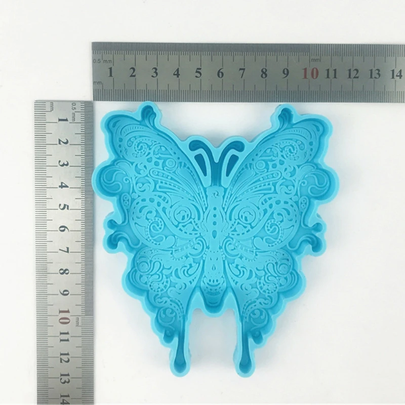 

Creative Butterfly Coaster Epoxy Resin Mold Cup Mat Silicone Mould DIY Handmade Crafts Home Decoration Casting Tool