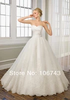 free shipping 2016 new design hot seller custommade sizecolor gossip bridal ball gown sweetheart whiteivory lace wedding dress