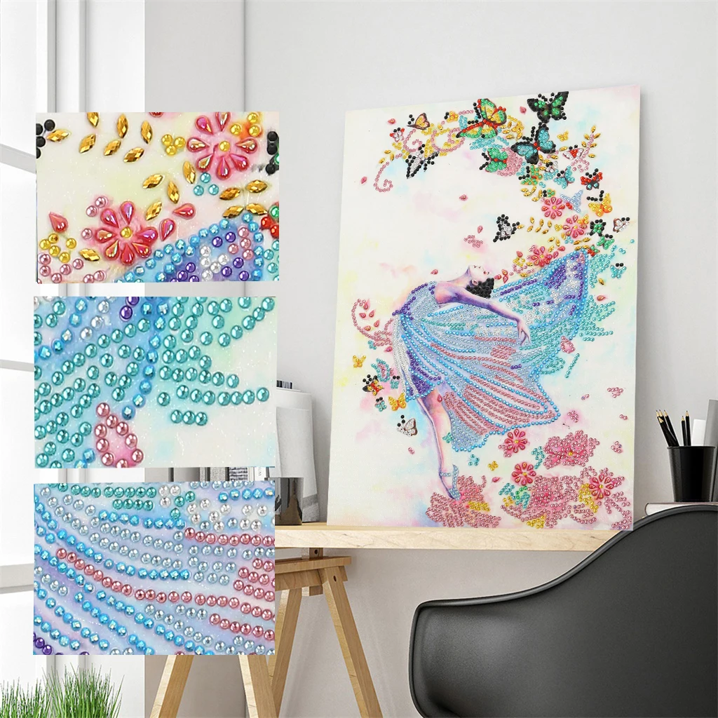 Набор для алмазной живописи бабочка | Дом и сад