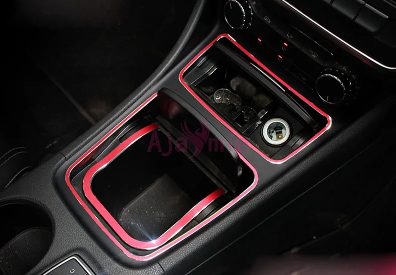 Для Mercedes Benz AMG GLA 260 CLA A200 W176 C117 W117 X156 крышка ящика для хранения пепельница красная