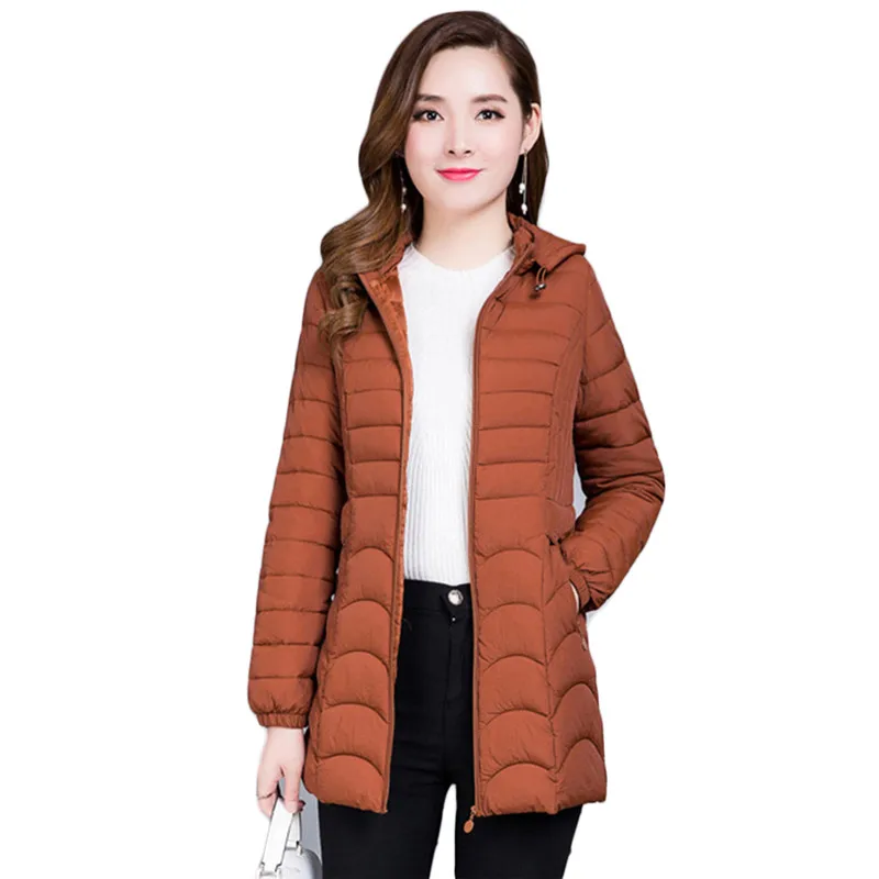

Winter Coat Women Black Caramel XL 6XL Plus Size Loose Hooded Parkas Nice Pop Vogue Korean Slim Down Jackets Feminina LD1140