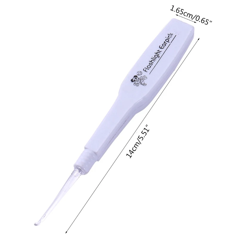 

1Pc Fashion Adult Kid LED Light Flashlight Ear Cleaning Remover Earpick New Random Color Care Health