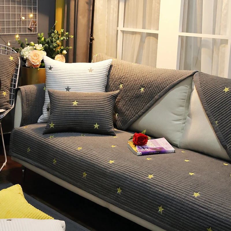 Чехол для дивана всесезонный Универсальный Хлопковый чехол гостиной легкая