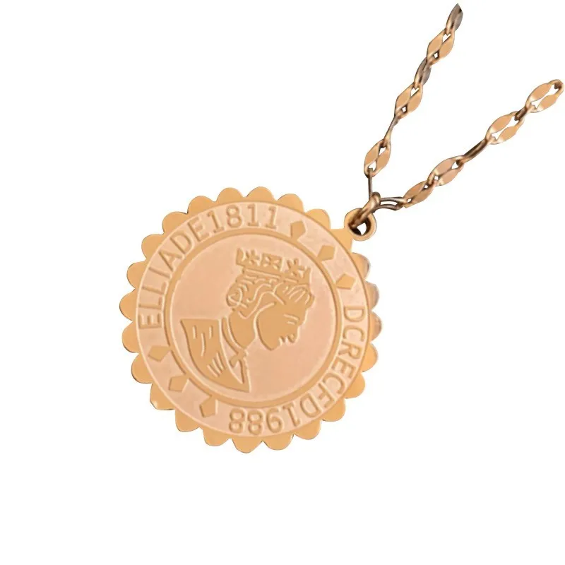 Ожерелье женское из титановой стали легкая Роскошная бижутерия в Корейском