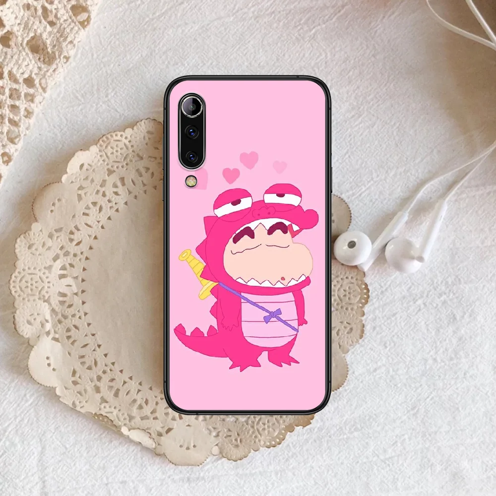 

Crayon Shin-Chans Phone Case Cover Hull For Xiaomi Mi 8 9 10 T note 10 Lite Pro 5G A pocox 2 3 black Cell Trend Cover Fashion