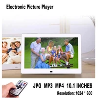 zk40 10 1 inch hd digital picture frame picture mult media player mp3 mp4 alarm clock for gift with detachable holder