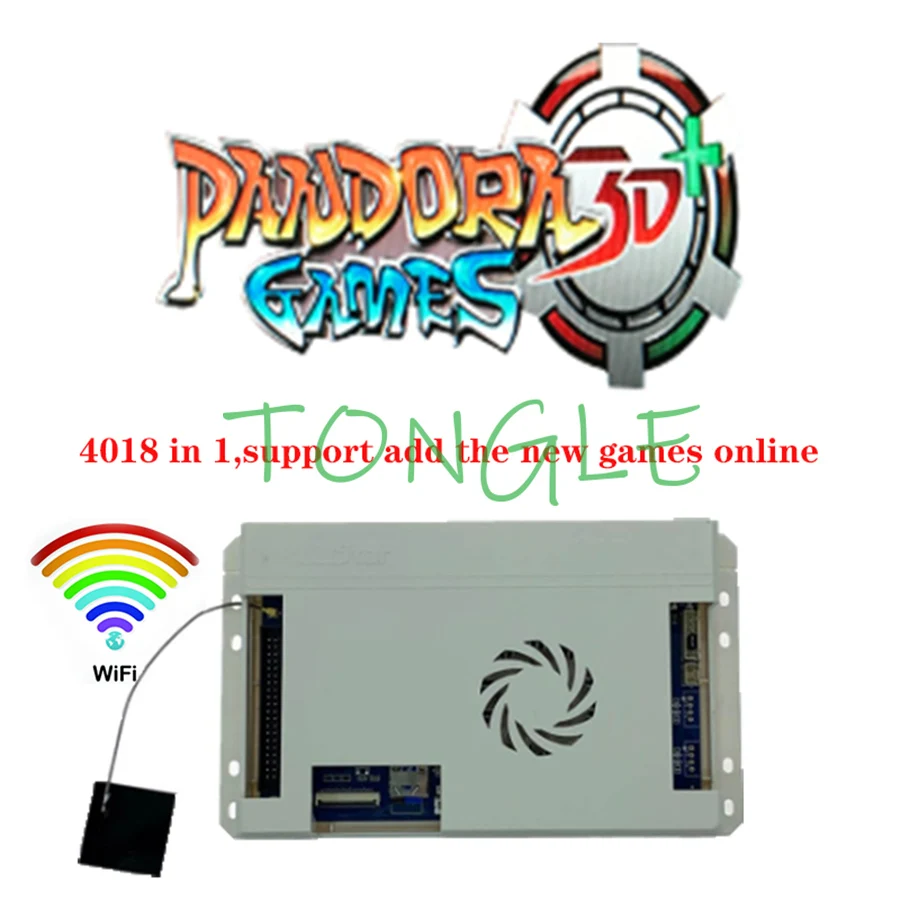 Аркадный набор сделай сам для 2 игроков игровой 3D-Джойстик Pandora 2448/4018 в 1 с Wi-Fi 8
