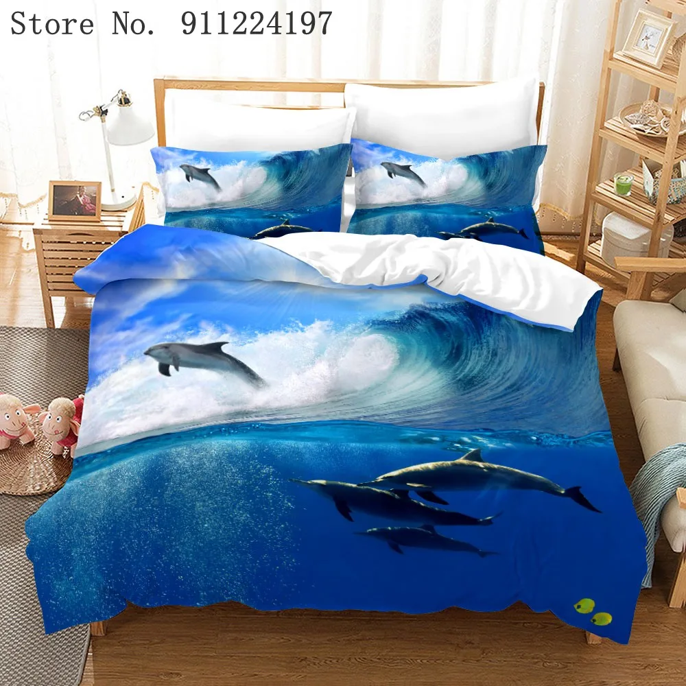Остров декорации Постельное белье домашние украшения с животными Queen King Размеры