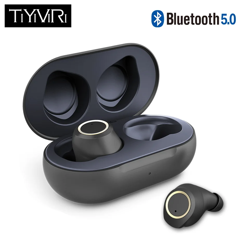 TiYiViRi TWS Мини Bluetooth Наушники Hi-Fi стерео истинные беспроводные Earbus отпечатков