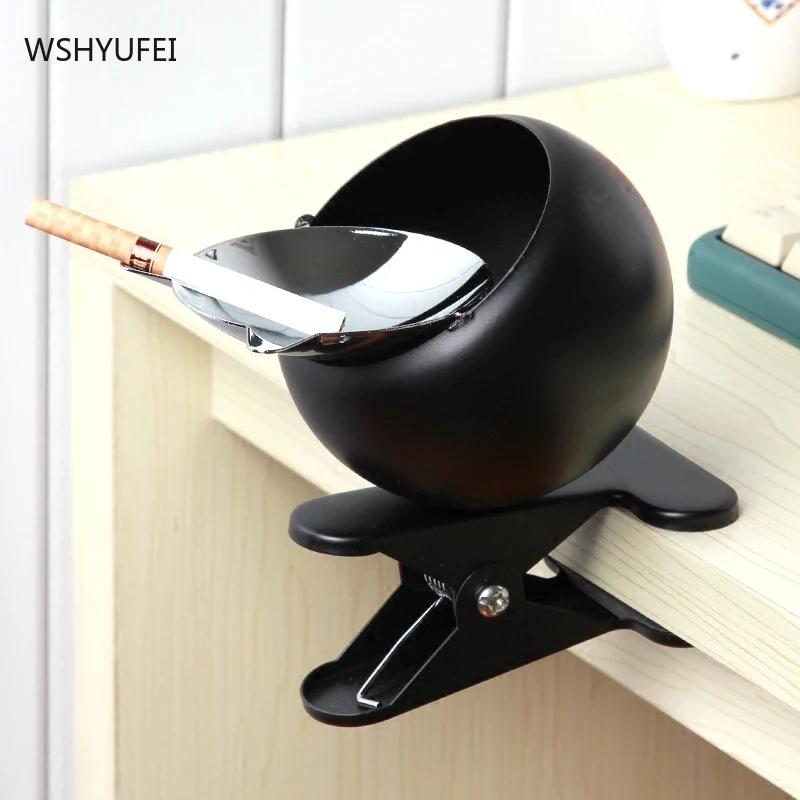 Пепельница для зажимной пепельницы с хромированной крышкой модная